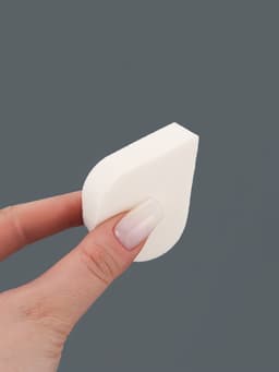 Спонж для макияжа «Плоская капля», 6×4.5 см, МИКС