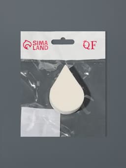 Спонж для макияжа «Плоская капля», 6×4.5 см, МИКС