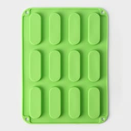 Форма для выпечки Доляна «Сладости.Эклер», силикон, 28×21×1 см, 12 ячеек (7.6×2.7×1 см), МИКС