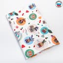 Клеёнка с ПВХ-покрытием «Совушки», 100×140 см