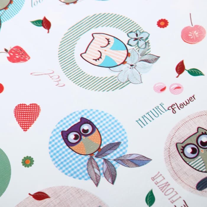 Клеёнка с ПВХ-покрытием «Совушки», 100×140 см