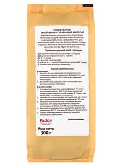 Солод ржаной ферментированный «С. Пудовъ», 300 г