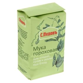 Мука гороховая С.Пудовъ, для оладий, супов и различных блюд, 400 г