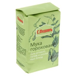 Мука гороховая С.Пудовъ, для оладий, супов и различных блюд, 400 г