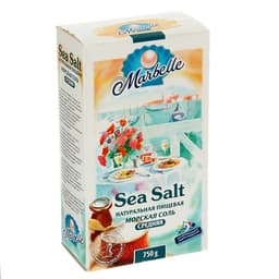 Соль морская Пудофф Marbelle средняя, помол №1, 750 г