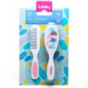 Расчёска детская, массажная щётка с натуральной щетиной для волос в наборе «Малыши и малышки», от 0 мес.