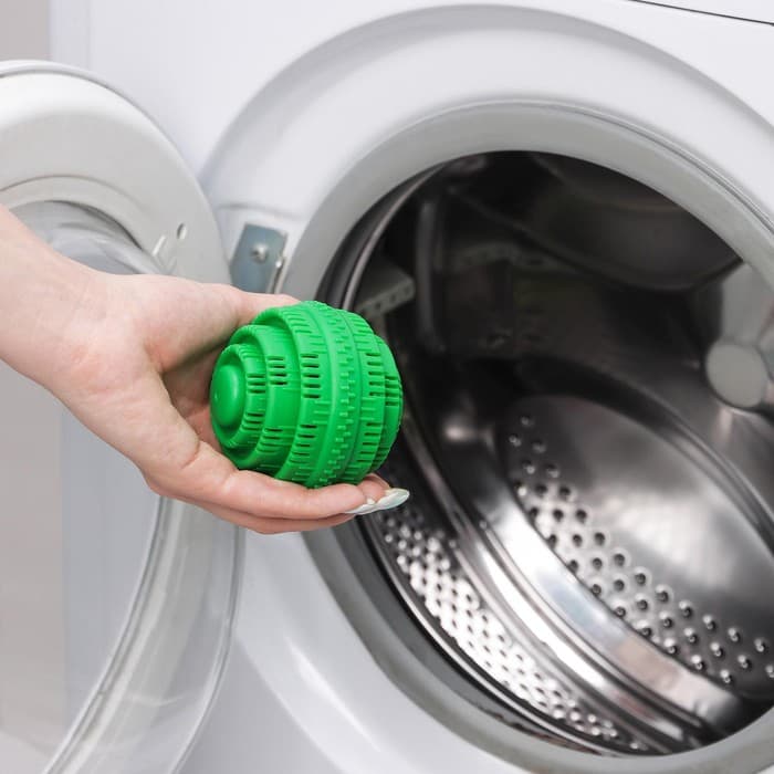 Шар турмалиновый для стирки белья, 7.5×7.5 см, зелёный