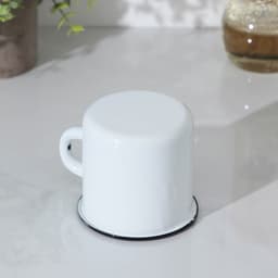 Кружка эмалированная, 400 мл, белая