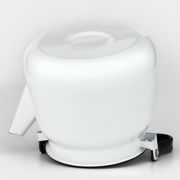 Чайник, 3.5 л, эмалированная сталь, белый