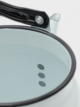 Чайник, 3.5 л, эмалированная сталь, белый