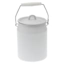 Бидон эмалированный с петлёй, 3 л, белый