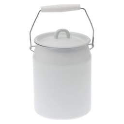 Бидон эмалированный с петлёй, 3 л, белый