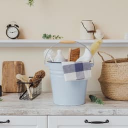 Ведро эмалированное, 12 л, голубое