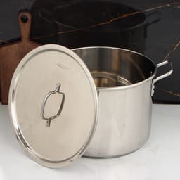 Котёл Катунь «Общепит», 20 л, d=35 см, h=24 см, с крышкой, капсульное дно, индукция, нержавеющая сталь, хромированная