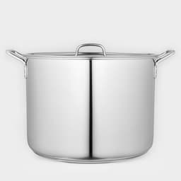 Котёл Катунь «Общепит», 30 л, d=40 см, h=28 см, с крышкой, капсульное дно, индукция, нержавеющая сталь, хромированная