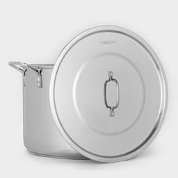 Котёл Катунь «Общепит», 30 л, d=40 см, h=28 см, с крышкой, капсульное дно, индукция, нержавеющая сталь, хромированная