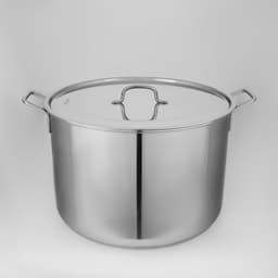 Котёл Катунь «Общепит», 40 л, d=45 см, h=28.5 см, с крышкой, капсульное дно, индукция, нержавеющая сталь, хромированная