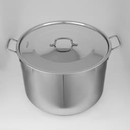 Котёл Катунь «Общепит», 40 л, d=45 см, h=28.5 см, с крышкой, капсульное дно, индукция, нержавеющая сталь, хромированная