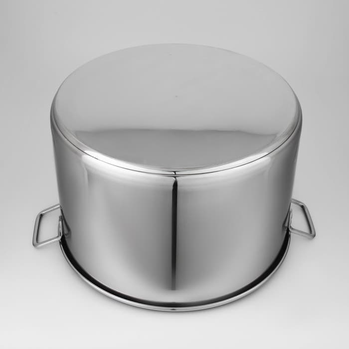 Котёл Катунь «Общепит», 40 л, d=45 см, h=28.5 см, с крышкой, капсульное дно, индукция, нержавеющая сталь, хромированная