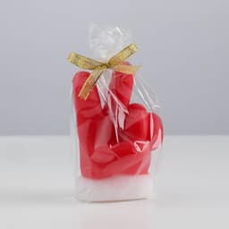 Свеча декоративная «Новогодний привет: варежка Деда Мороза», 6×5×9.5 см