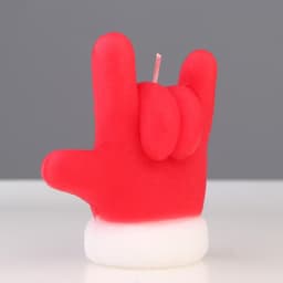 Свеча декоративная «Новогодний привет: варежка Деда Мороза», 6×5×9.5 см