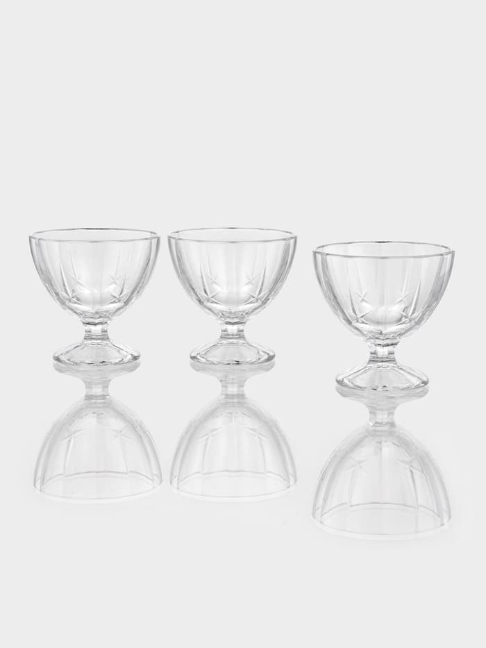 Креманки «Мальдивы», 300 мл, набор 3 шт., стекло, прозрачные