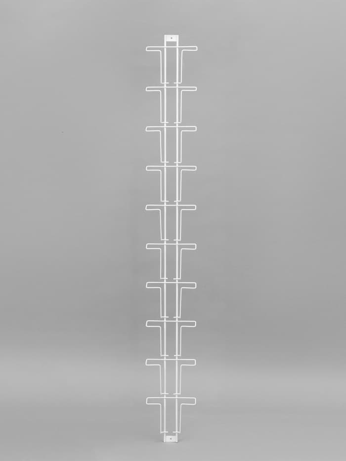 Полоса для открыток, 10 карманов А6, 12×4.5×147 см, белая