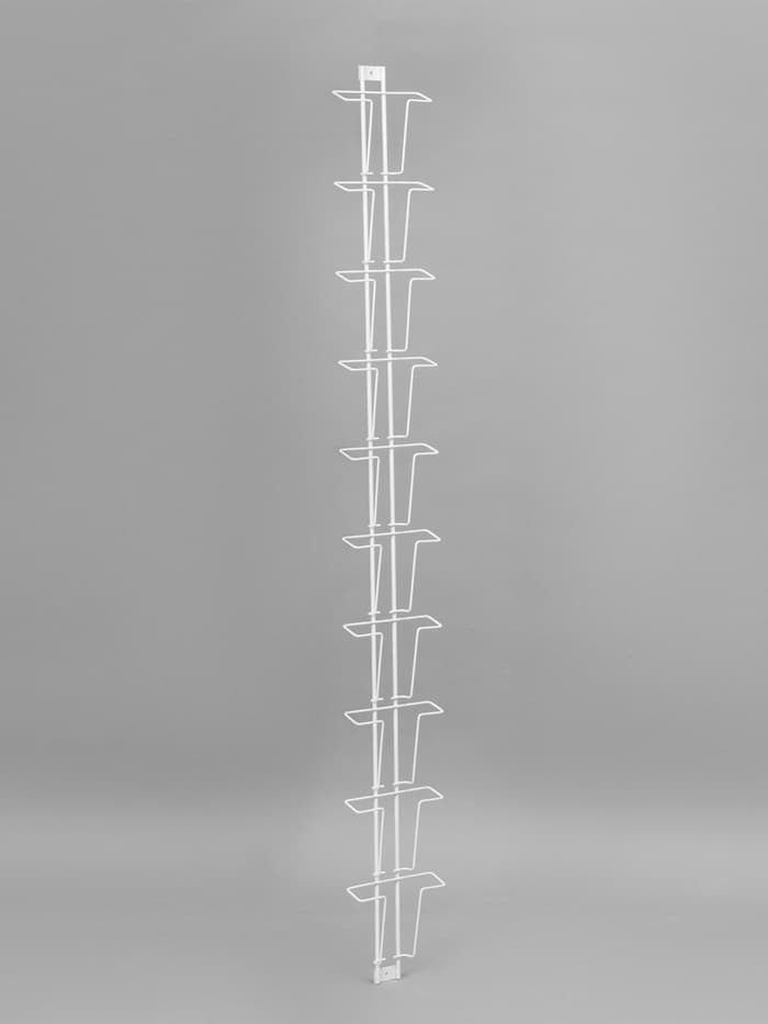 Полоса для открыток, 10 карманов А6, 12×4.5×147 см, белая
