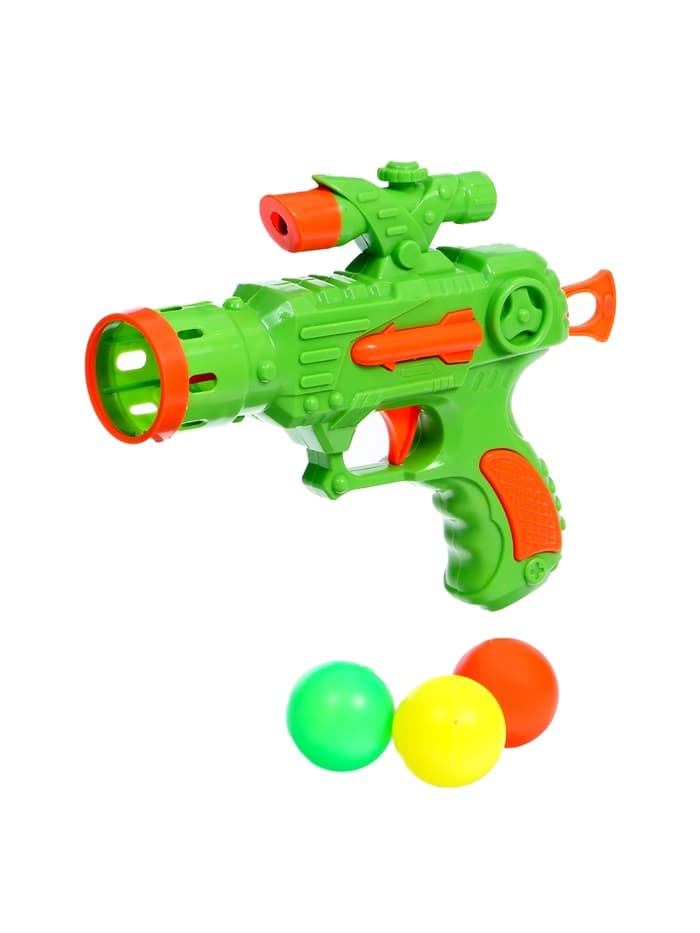 Пистолет «Стрелок», стреляет шариками, цвета МИКС