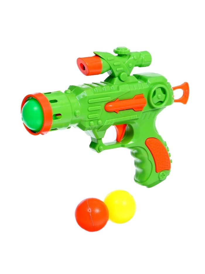 Пистолет «Стрелок», стреляет шариками, цвета МИКС