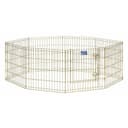 Вольер Midwest с дверью, 8 панелей, 61×61 см, позолоченный цинк