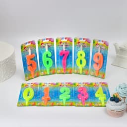 Свечи для торта цифры «Классика». 10.2 см, в шоу-боксе, 50 штук