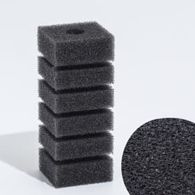 Губка прямоугольная для фильтра турбо № 1, 4×4.5×11 см, серая