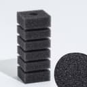 Губка прямоугольная для фильтра турбо № 1, 4×4.5×11 см, серая