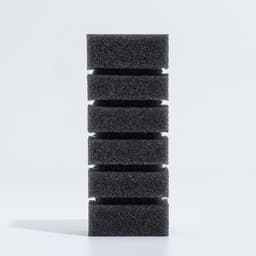 Губка прямоугольная для фильтра турбо № 1, 4×4.5×11 см, серая