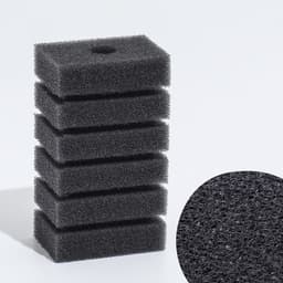 Губка прямоугольная для фильтра турбо № 2, 6×4×11 см, серая