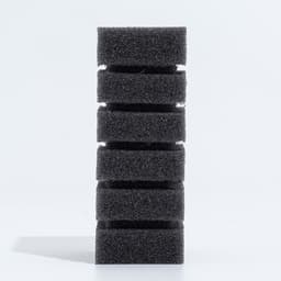 Губка прямоугольная для фильтра турбо № 2, 6×4×11 см, серая