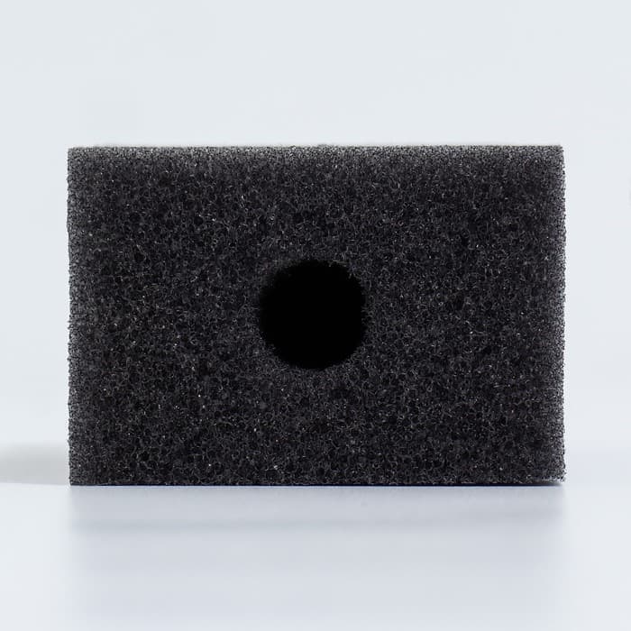 Губка прямоугольная для фильтра турбо № 2, 6×4×11 см, серая