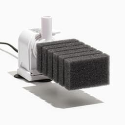 Губка прямоугольная для фильтра турбо № 2, 6×4×11 см, серая