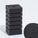 Губка прямоугольная для фильтра турбо № 3, 6×6×12 см, серая