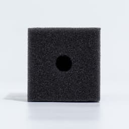 Губка прямоугольная для фильтра турбо № 3, 6×6×12 см, серая