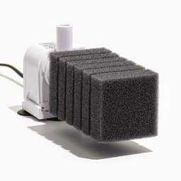 Губка прямоугольная для фильтра турбо № 3, 6×6×12 см, серая