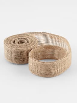 Лента текстильная, 25 мм, 4.5±0.5 м, бежевая