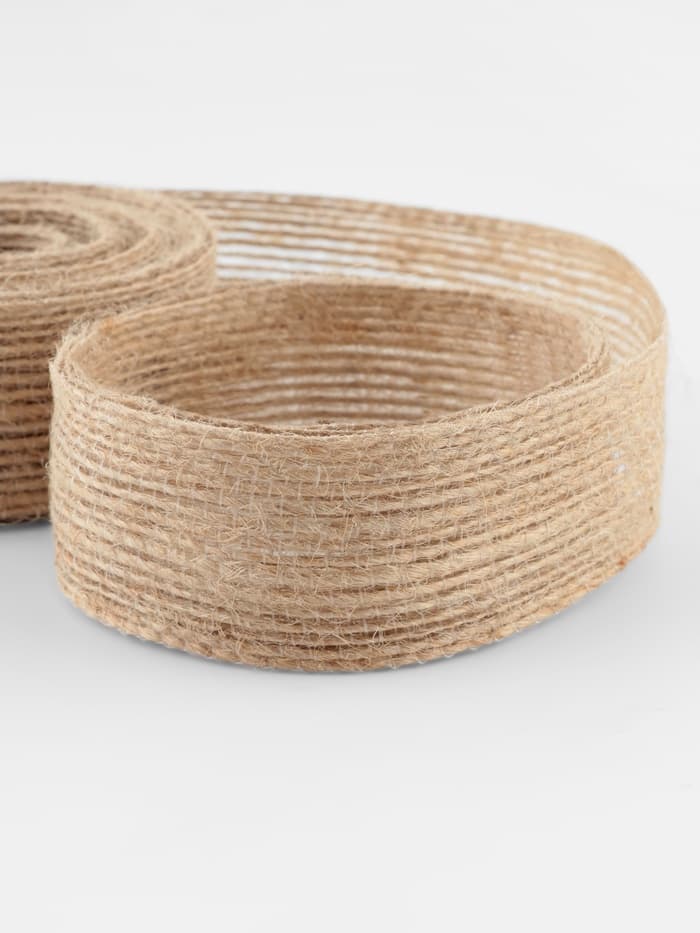 Лента текстильная, 25 мм, 4.5±0.5 м, бежевая