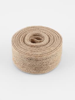 Лента текстильная, 25 мм, 4.5±0.5 м, бежевая