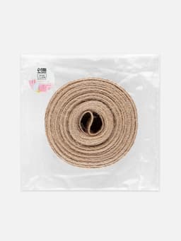 Лента текстильная, 25 мм, 4.5±0.5 м, бежевая