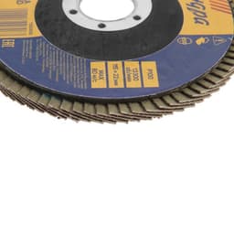 Круг лепестковый торцевой ТУНДРА, 115×22 мм, Р100