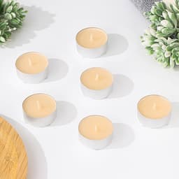 Набор свечей ароматических чайных «Ваниль», 3.8×1.6 см, 3.5 ч, 12 г, 20 шт.