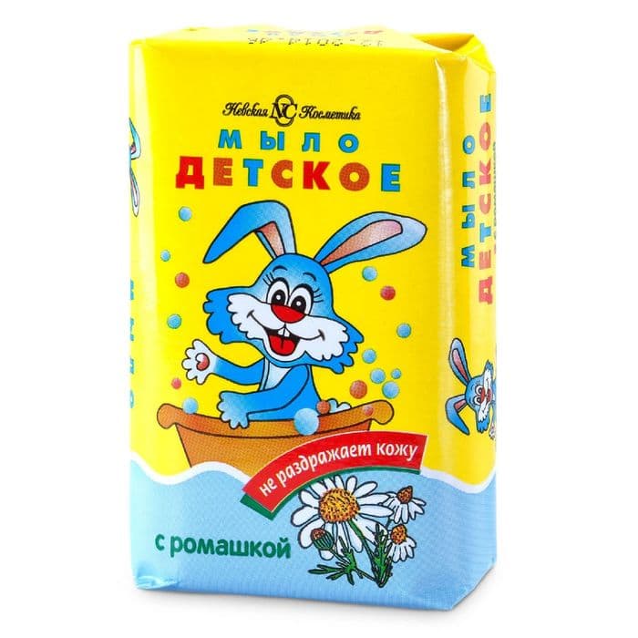 Детское мыло Невская Косметика, с ромашкой, 90 г