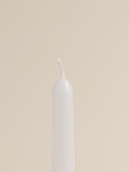 Набор свечей античных, 2.3×24.5 см, 5 ч, 55 г, 2 шт., белый